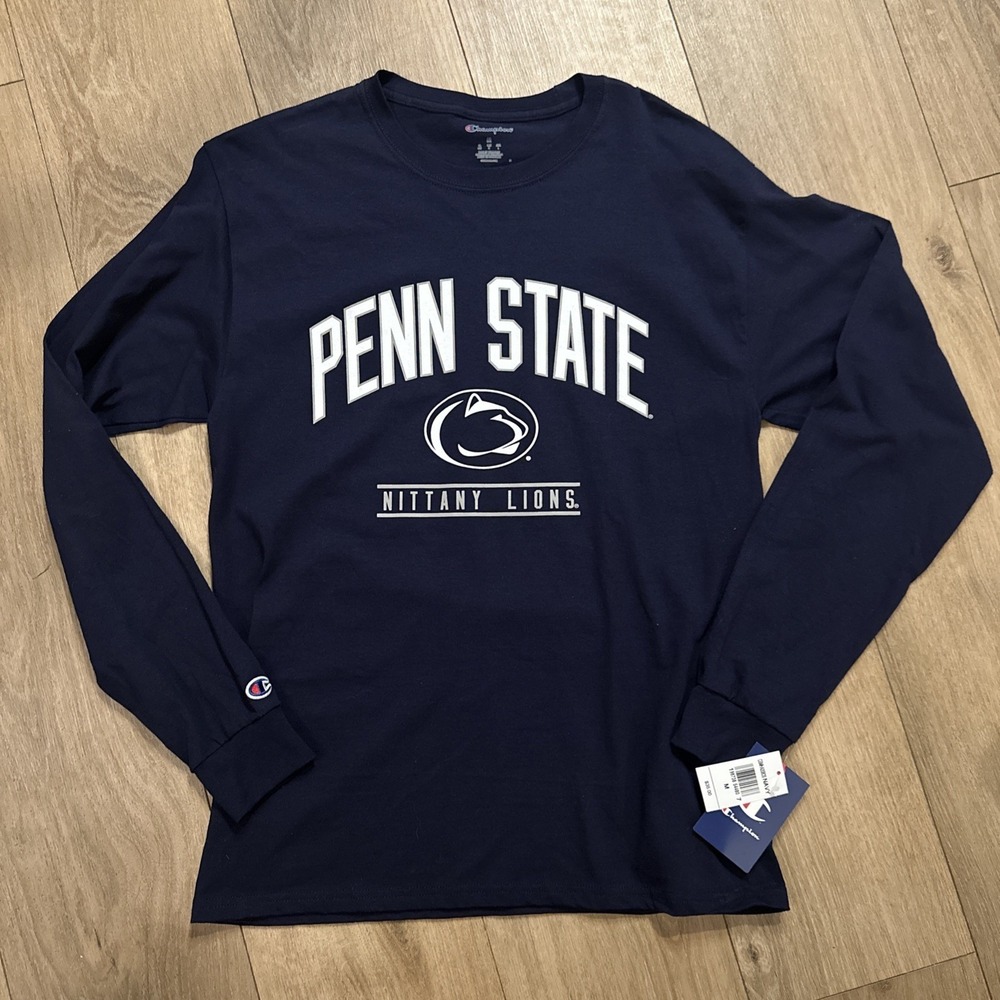 Penn State Nittany Lions Men's L/S Crew Neck Graphic Tee College Medium NWT
